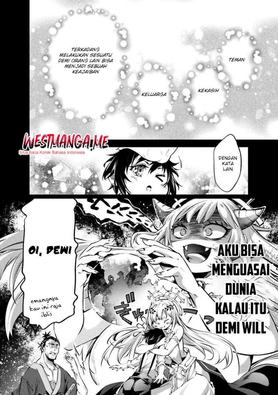 Kamigami ni Sodaterare Shimo no, Saikyou to Naru Chapter 58 Bahasa Indonesia